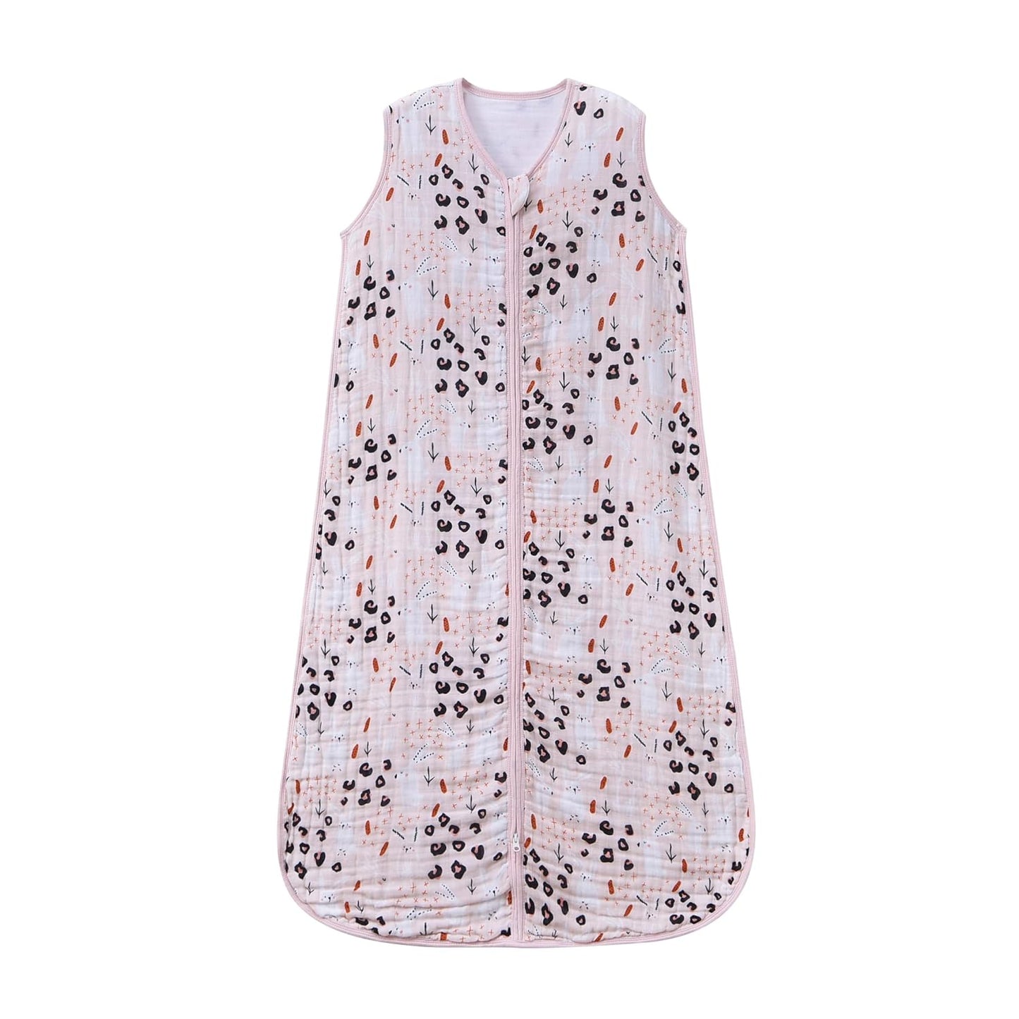 Baby Sleep Sack 0-6 Months Wearable Blanket for Babies 100% Organic Cotton 2-Way Zipper YKK 0.5 TOG Toddler Sleeping Sacks Bunny