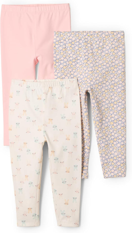 Amazon Essentials x Sofia Grainge Unisex Toddlers and Babies' Legging, Pack of 3