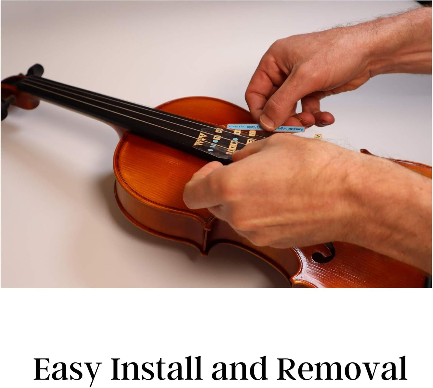 Fantastic Finger Guide for Violins Kids/Adult Beginner | Stringed Musical Instruments | Fingerboard and Fretboard Stickers for Learning All Notes | Play or Fiddle (1/4)