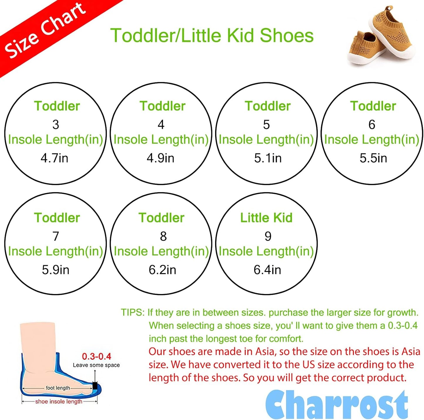 Baby First-Walking Shoes 1-4 Years Kid Shoes Trainers Toddler Infant Boys Girls Soft Sole Non Slip Cotton Canvas Mesh Breathable Lightweight TPR Material Slip-on Sneakers Outdoor
