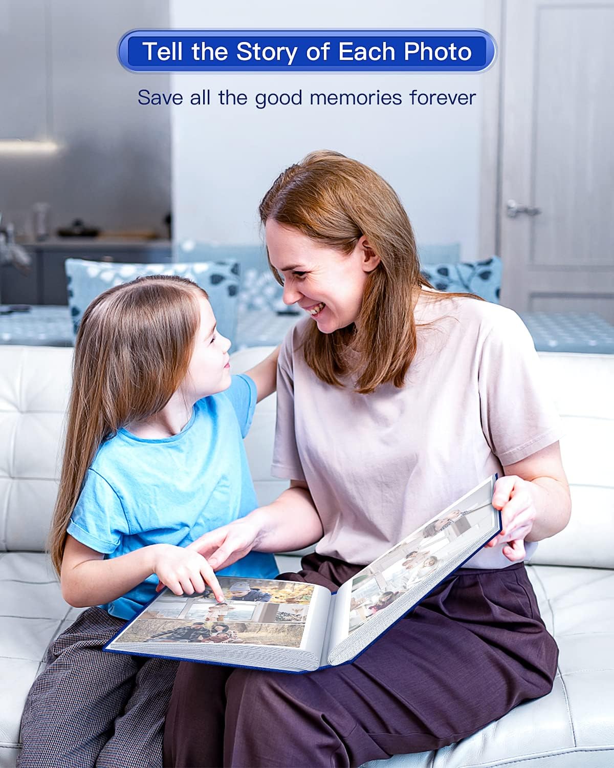popotop Photo Album 4x6-420 Photos Photo Books with 420 Horizontall Pockets,Linen Cover Albums for Family Wedding Anniversary Baby Vacation Pictures