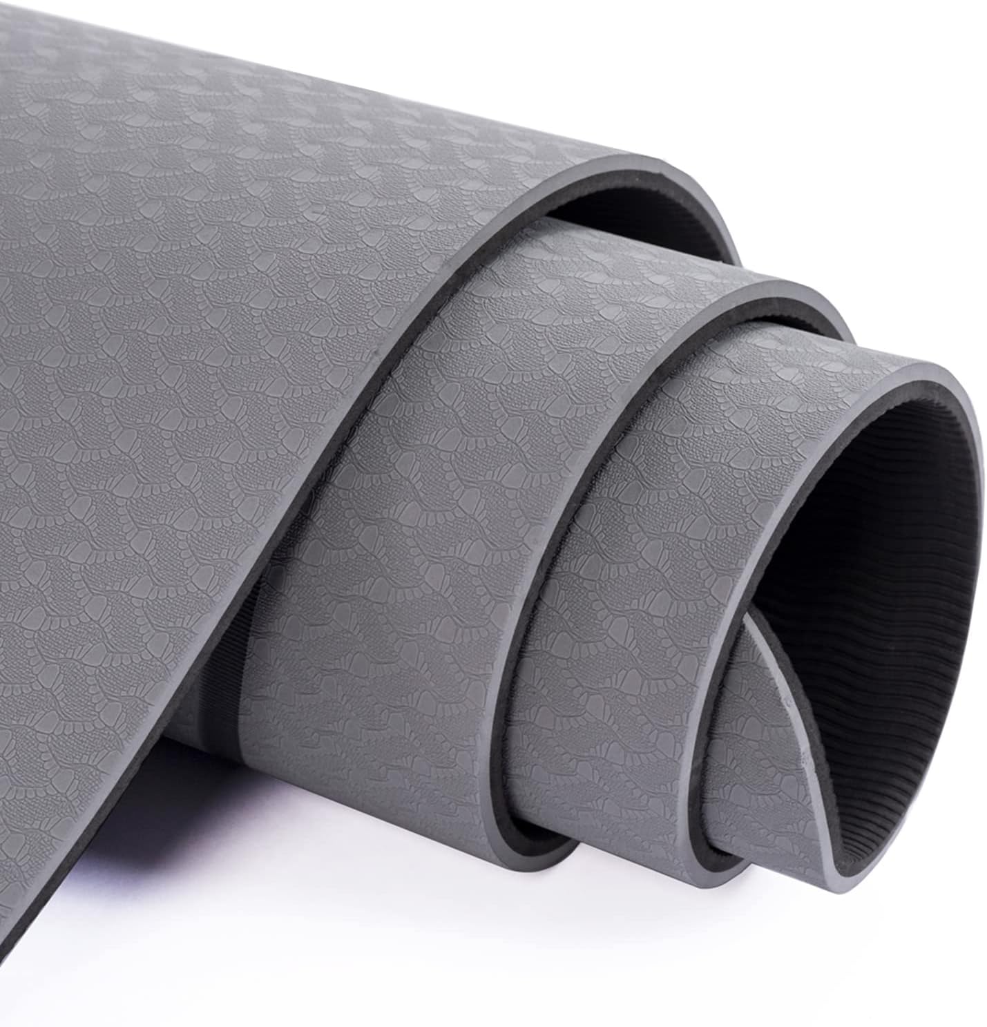 UMINEUX Yoga Mat Extra Thick 1/3'' & 2/5" Non Slip Yoga Mats for Women Eco Friendly TPE Fitness Exercise Mat with Carrying Sling & Storage Bag