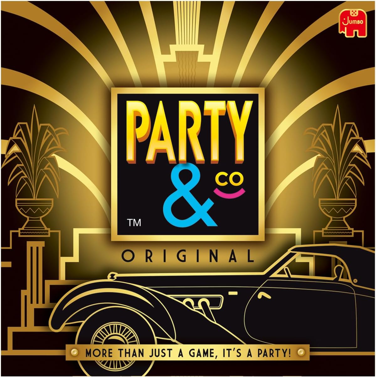 Jumbo Party & Co. Original Board Game - Fun Multi-Challenge Game for 14+ Years, Multiplayer Family Entertainment.