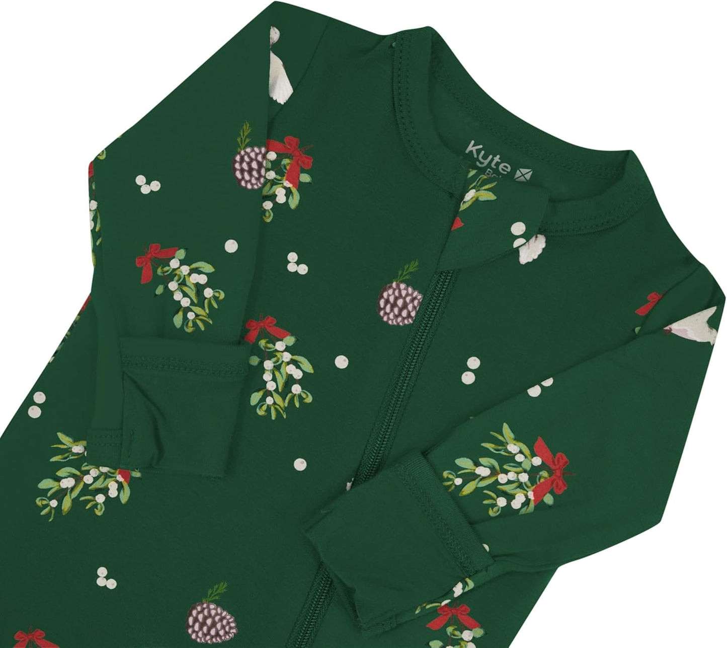 KYTE BABY Unisex Zipper Closure Footies, Rayon Made From Bamboo, 0-24 Months