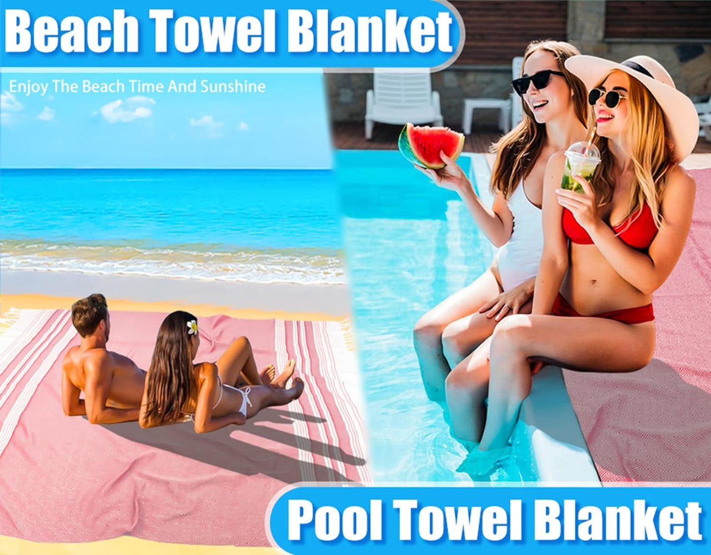 Oversized Turkish Beach Towel Blanket Cotton Giant XL Sandproof Towels Huge Linen XXL Extra Large Big Throw Quilt Blankets for Adults Cloud Travel Camping Glamping Accessories Essentials