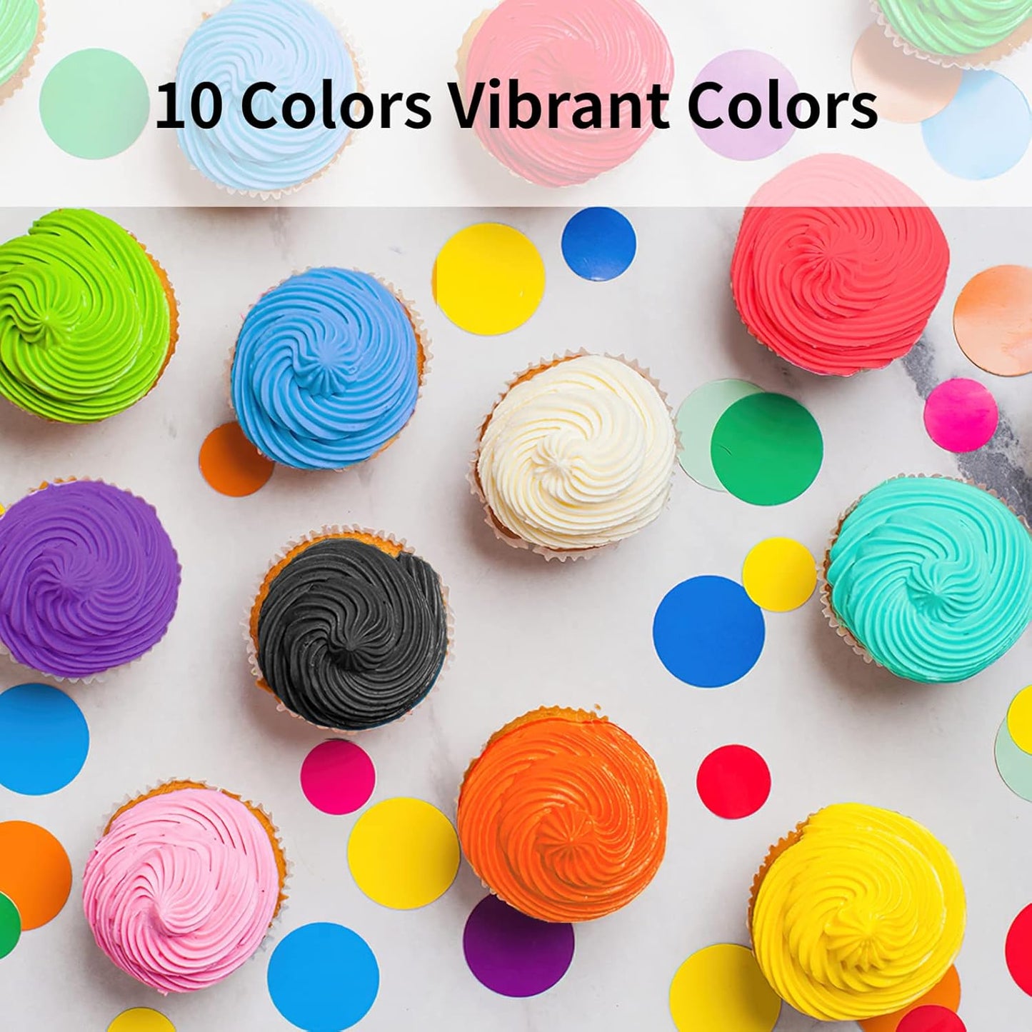 Gel Food Coloring Easter Egg Dye Kit - Shanlinly 10 Colors Gel Based Flavorless Edible Food Color Dye Vibrant Neon Icing Color for Cake Decorating Baking Macaron Frosting Fondant Cookie (6ml/Bottles)
