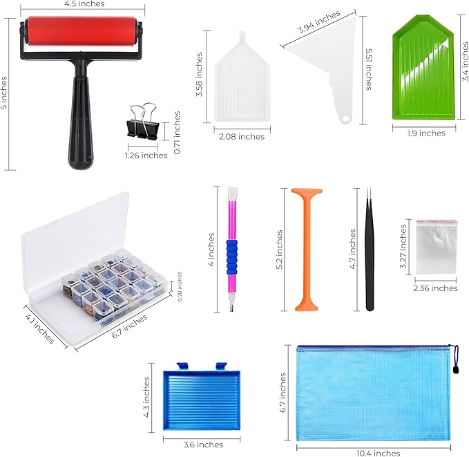 iVyne Rechargeable A4 Light Pad for Diamond Painting & Art Projects – LED Light Board with Diamond Art Accessories – Ultra-Thin & Portable Diamond Dot Light Board, Perfect for Artists - White