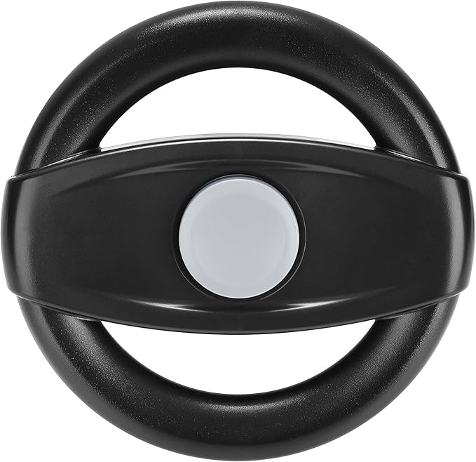 Accmor Stroller Steering Wheel Toy, Pretend Driving Simulated Steering Wheel for Baby Stroller Shopping Carts, Universal Detachable Funny Stroller Shopping Carts Toy Attachment Accessories