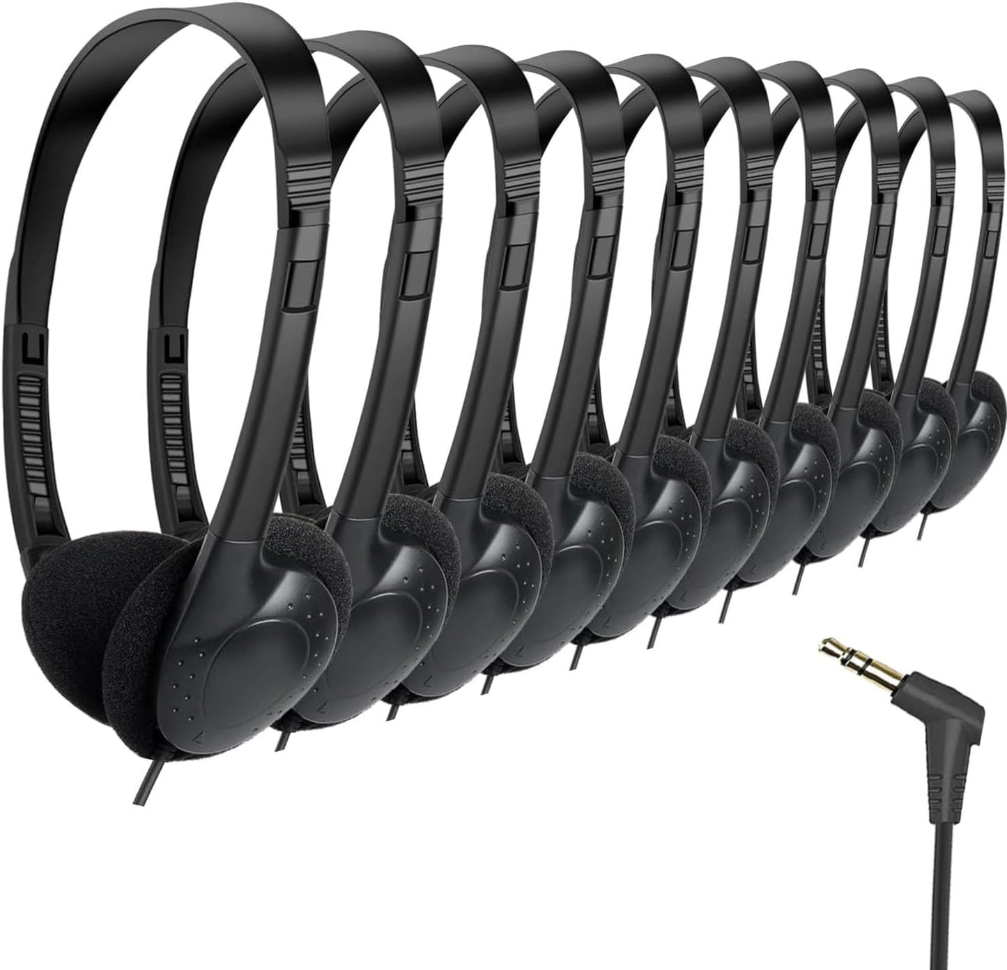 Kids Headphones Bulk 30 Pack for School Classroom Students Children Toddler Boys Girls Teen Adults