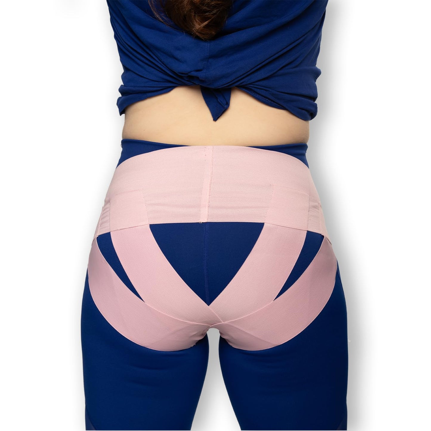 Patented Women’s Pelvic Floor Orthotic Support Belt ― Uterus Pain Relief Girdle for Dropped Bladder, Vulvar Varicosities, Postpartum Recovery, SPD | High Waist - Pink (XL)