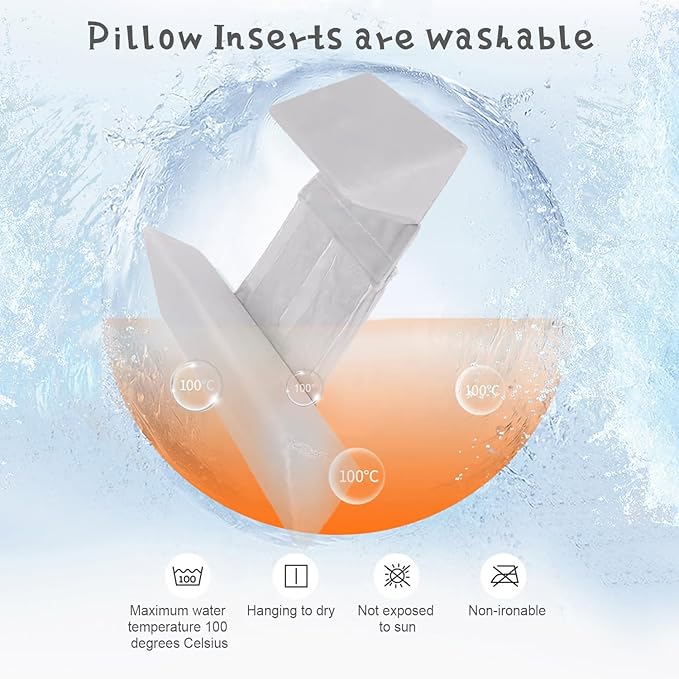 Baby Side Sleeper Weddge Breathable Pillow, Removable and Washable Breathable Bedding Set Bedding for Back, Stomach or Side Sleepers