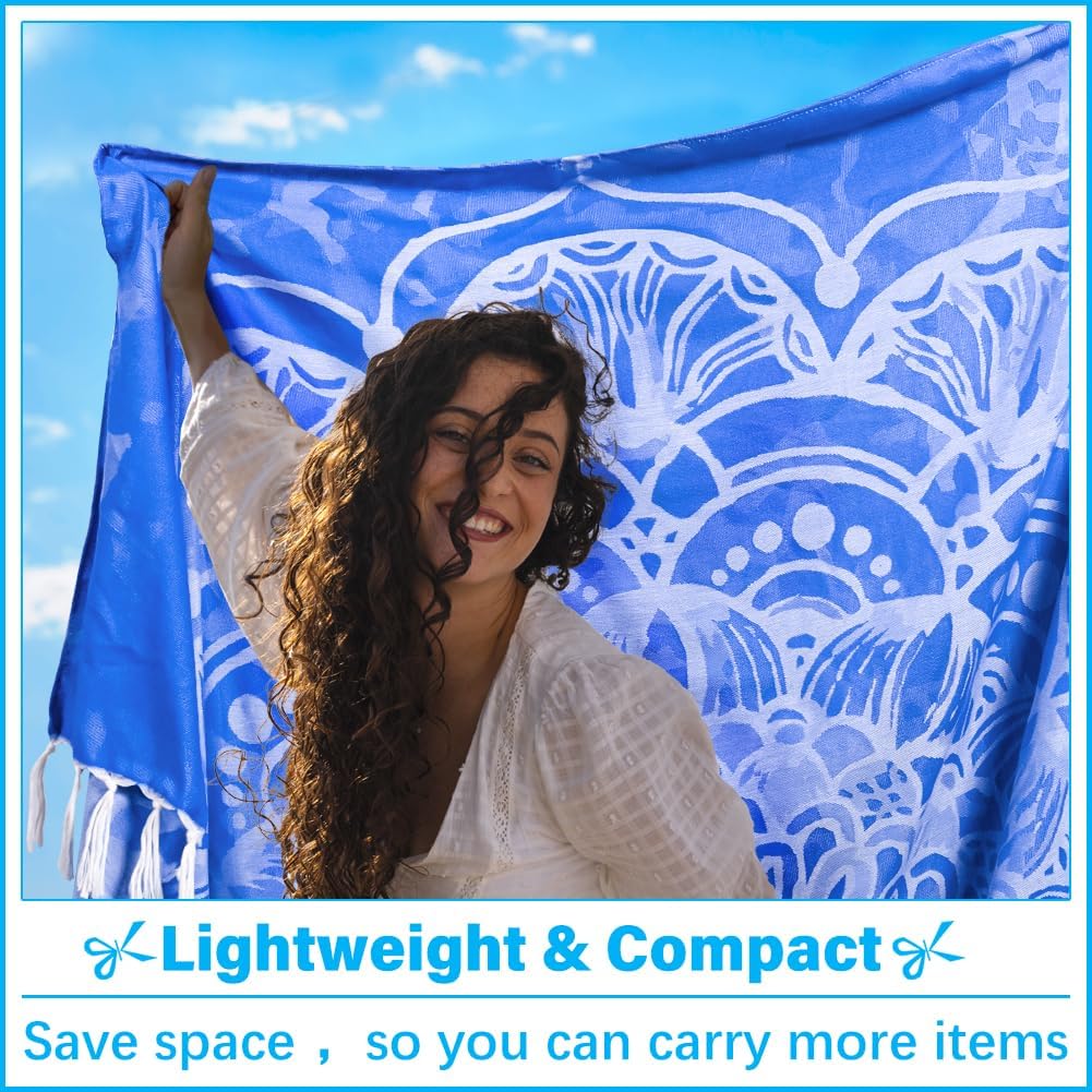 Oversized Turkish Beach Towel Blanket XXL Cotton Sandproof Towels Boho Woven Extra Large Big Sand Free Giant Throw Thick Blankets Huge Quilt XL Picnic Camping Necessities Cloud For Adult Gifts