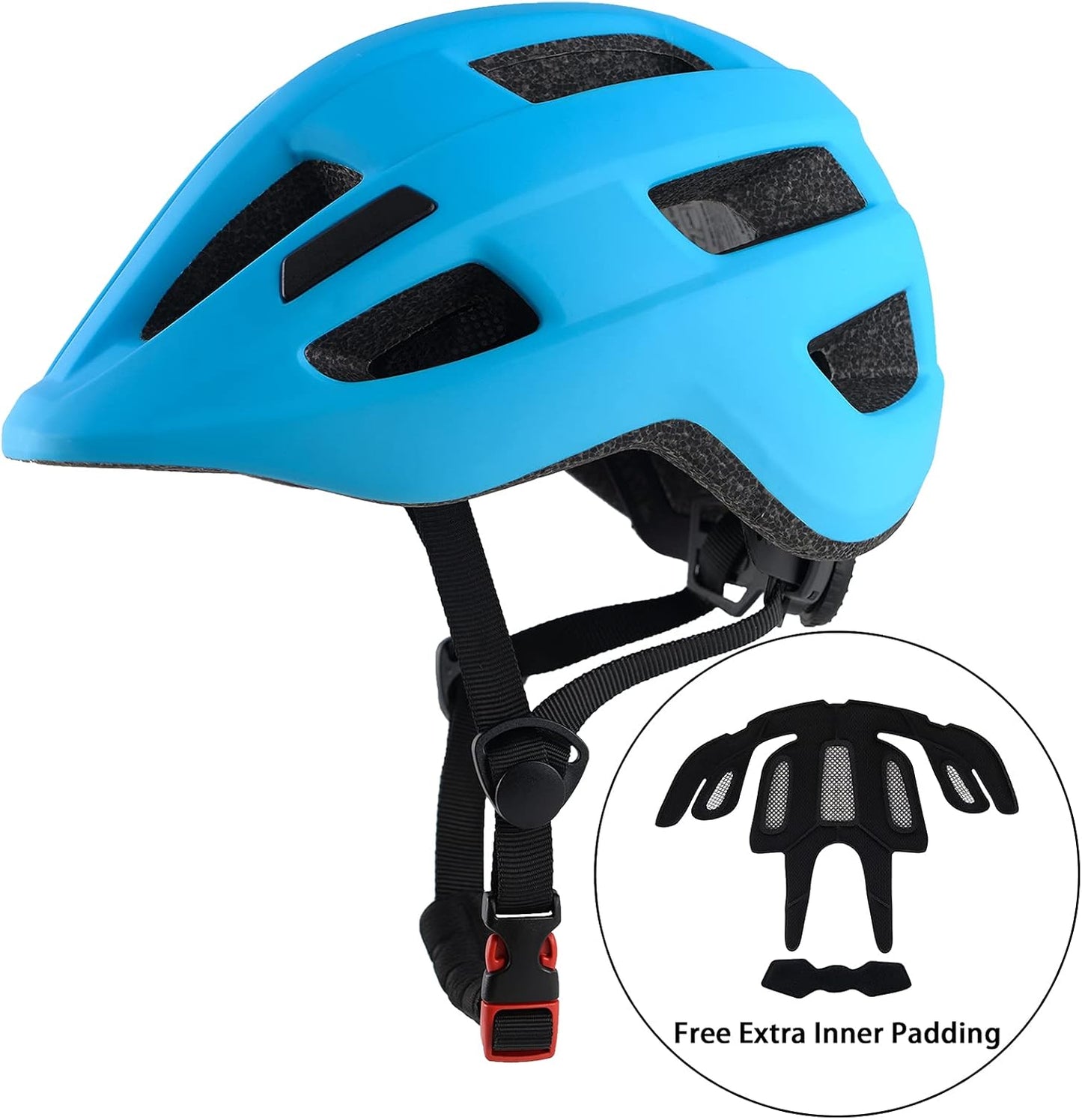 Kids Bike Helmet for Ages 1-8 Years, Adjustable Toddler Boys and Girls Helmets, Lightweight Child Infant Bicycle Cycling Scooter Sports Helmet 48-54cm