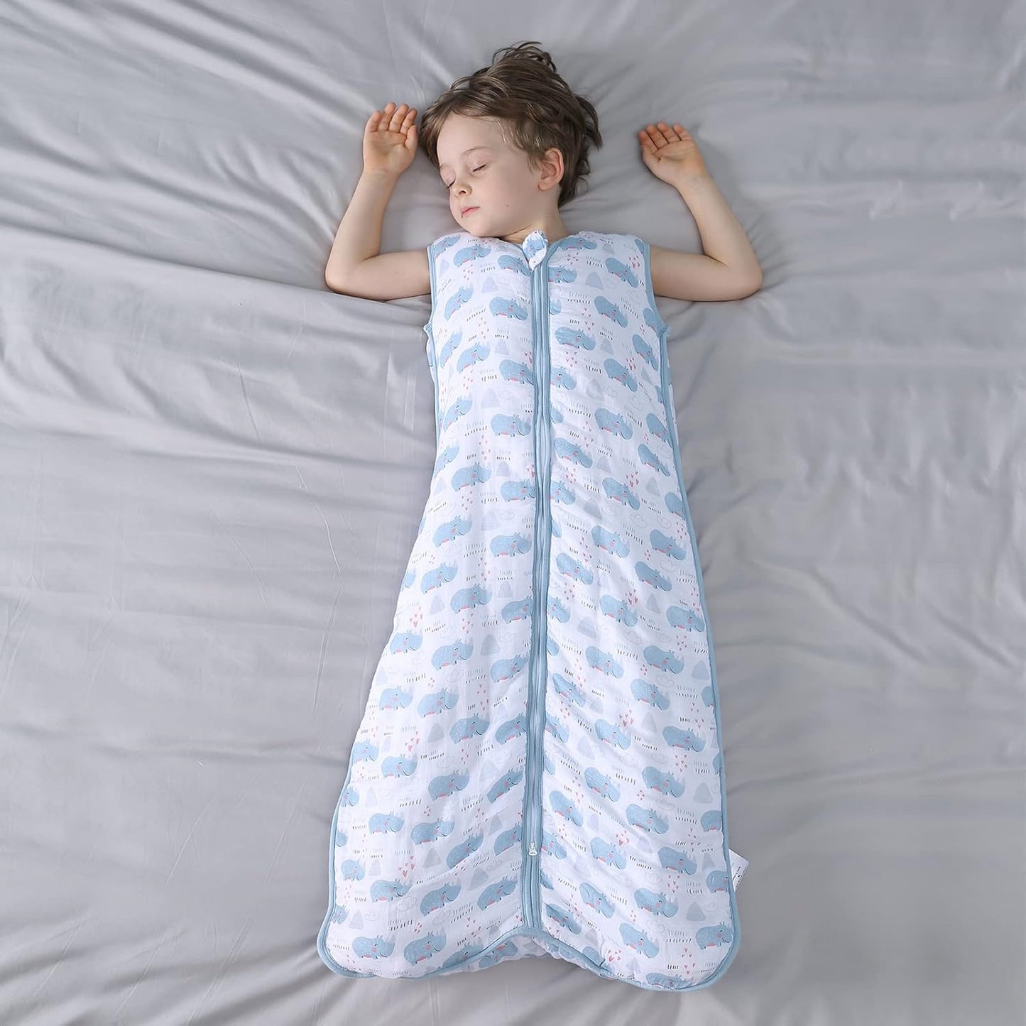 Toddler Sleep Sack, 70% Rayon from Bamboo and 30% Cotton Baby Wearable Blanket Winter 2.5 TOG Sleeping Sacks Warm (2-4T)