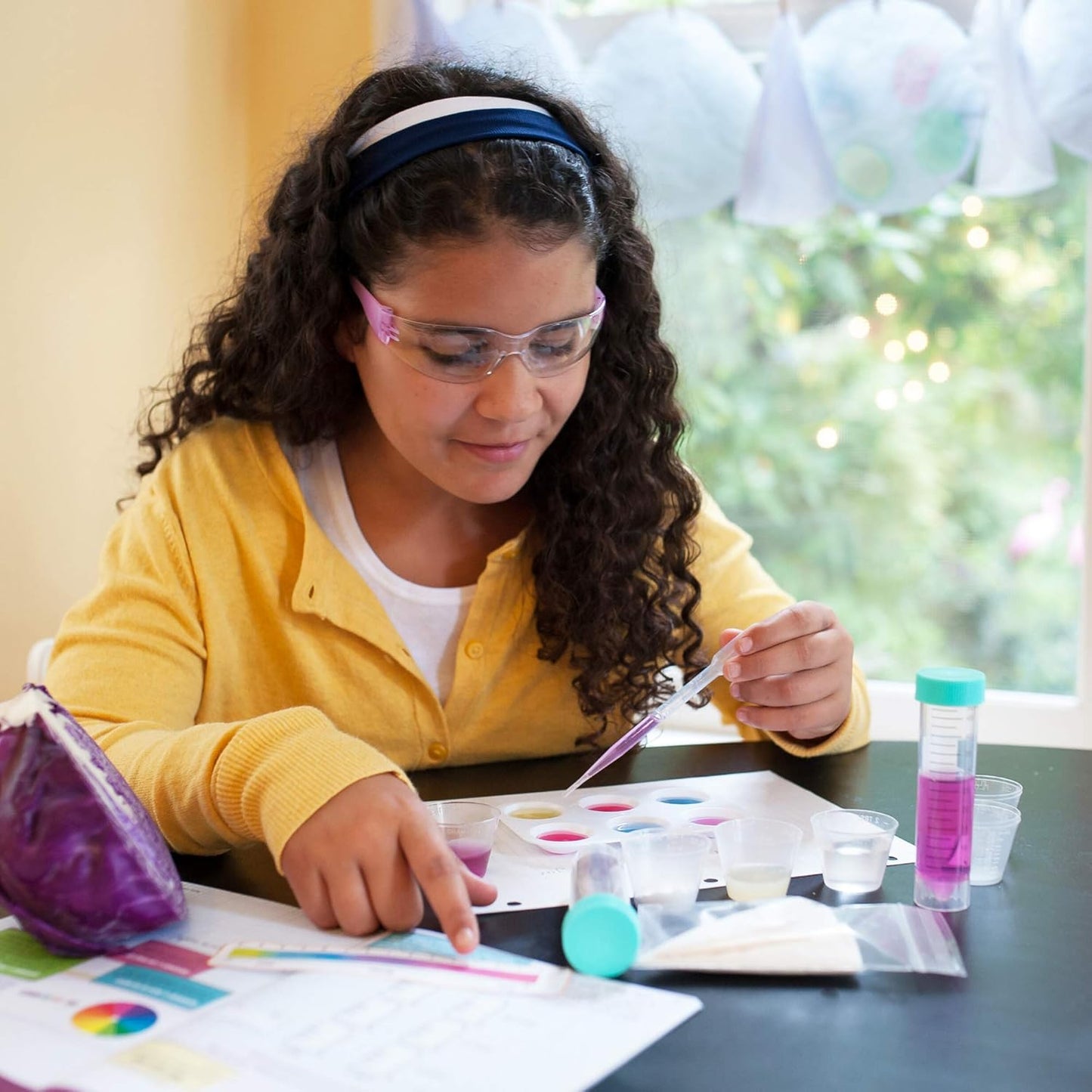 Kids pH Science Kit - Acids & Bases Buddy Pack with 2 Lab Notebooks & Safety Goggles - STEM Experiments for Ages 8-12
