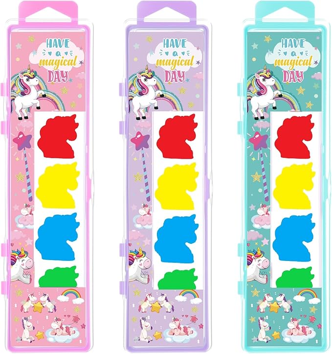 36 Pcs Unicorn Style Watercolor Painting Set 8 Washable Colors With Brush Watercolor Painting Set Gift Party Supplies Back To School Party Gift Exchange