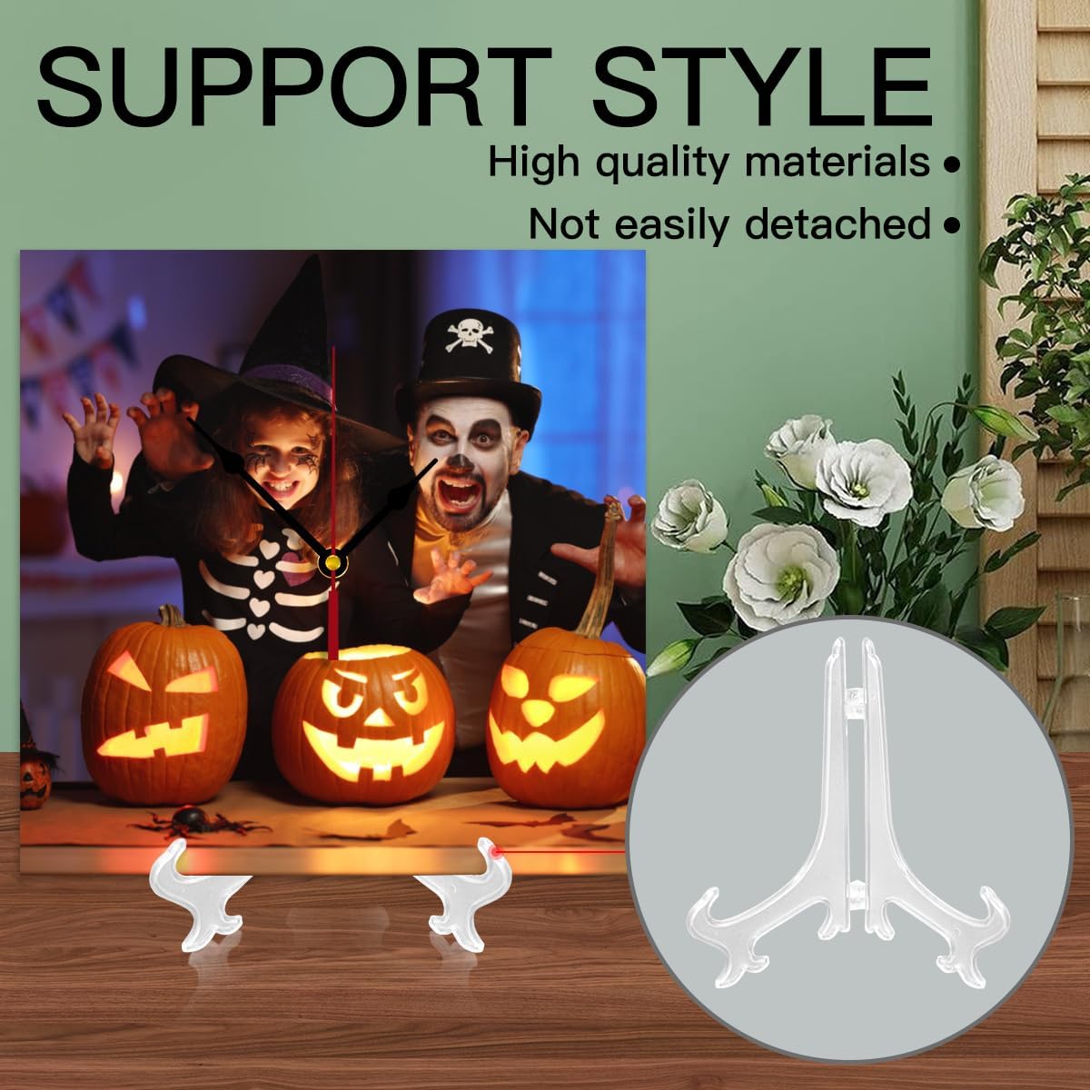 Generic Custom Clocks for Walls Personalized Clocks with Photo Text Logo Customized Round Clock for Birthday Wedding Present Creative, 10inch-25cm