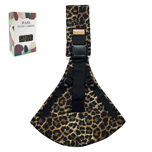 Baby Sling Carrier 2025 Baby Carrier Newborn to Toddler Sling Lightweight Baby Carrier Sling with Adjustable Straps Toddler Carrier Baby Wrap Sling for 10-30 lbs (Brown Leopard)