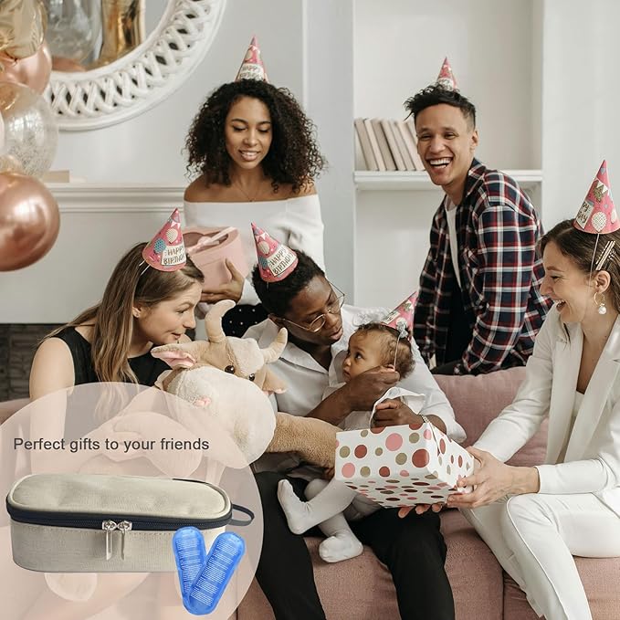 Insulated Breastmilk Cooler Bag with 2 Ice Packs - Breastmilk Cooler Organizer Bag for Daycare, Breastfeeding Mom Travel Outdoor