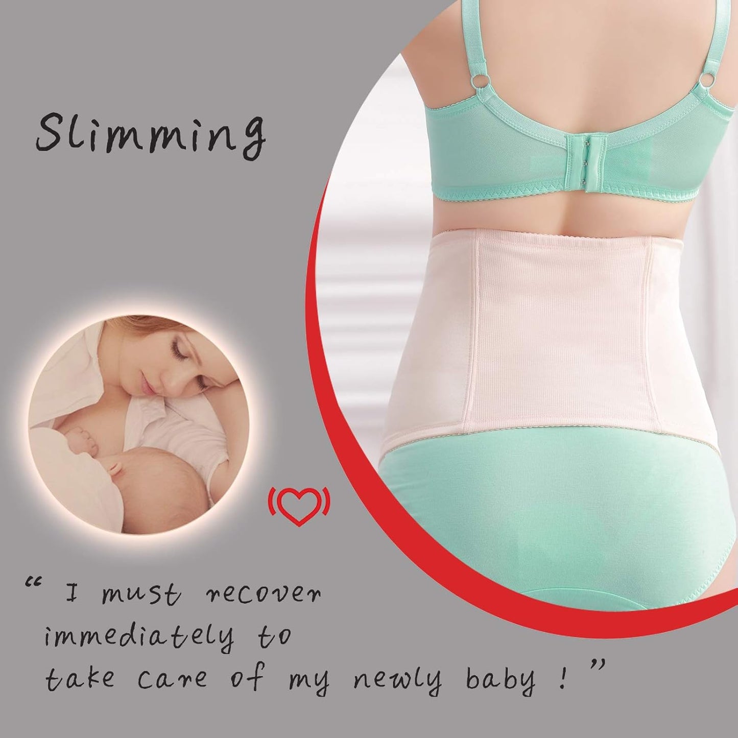 picotee C Section Postpartum Belly Band Wrap Abdominal Binder Fajas Postparto Cesarea Post Partum Waste Shrinker