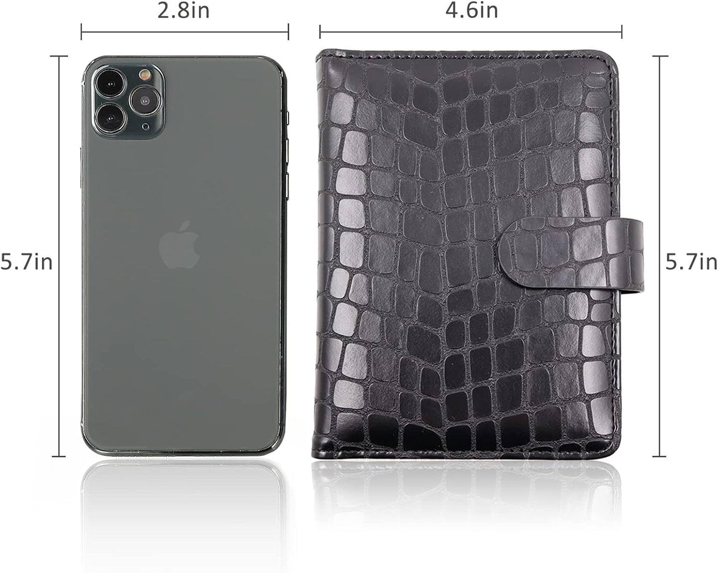 Melsbrinna Rfid Passport Holder for Travel women/Men, Cute Passport Wallet Rfid Blocking Card Slots, Rfid Passport Cover/CaseTravel Wallet, Passport Book Holder (1, Black2)