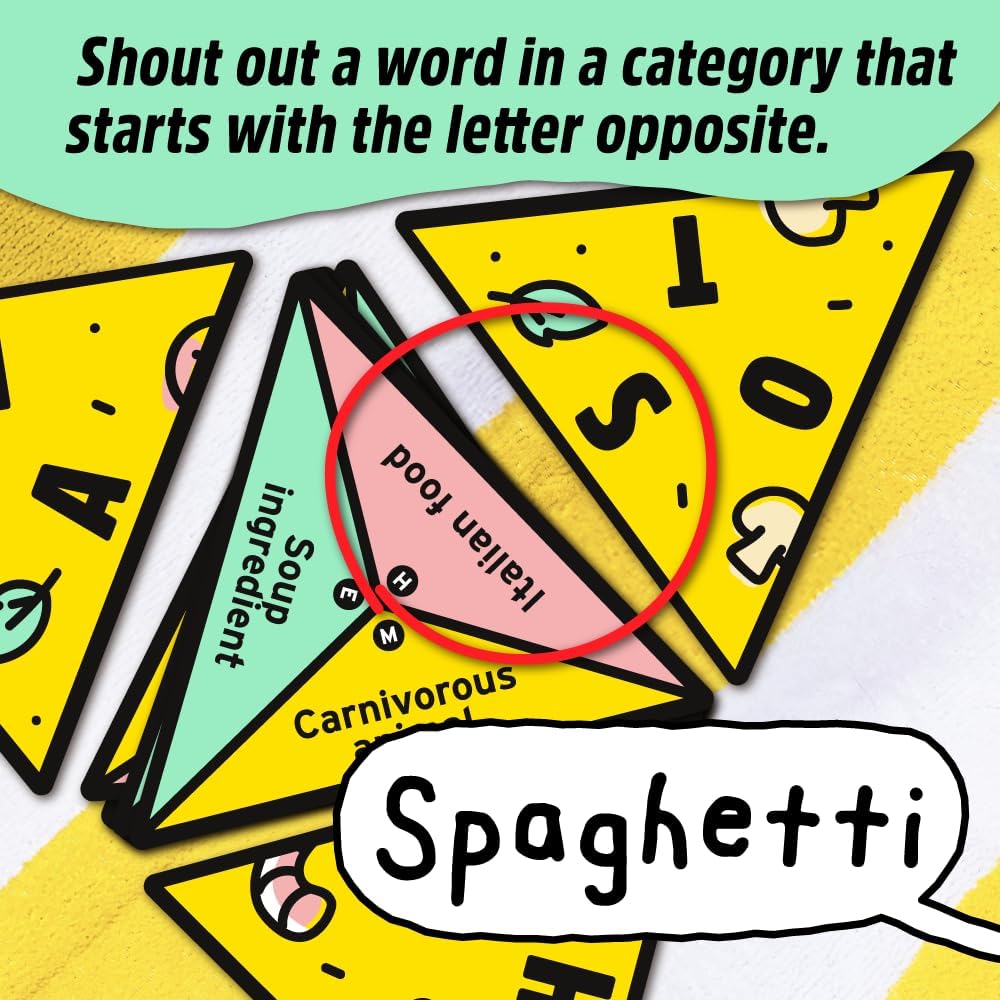 Big Potato P for Pizza: Family Card Game | Great for Adults and Kids | Perfect for The Holidays and Family Game Night | Compact Card Game