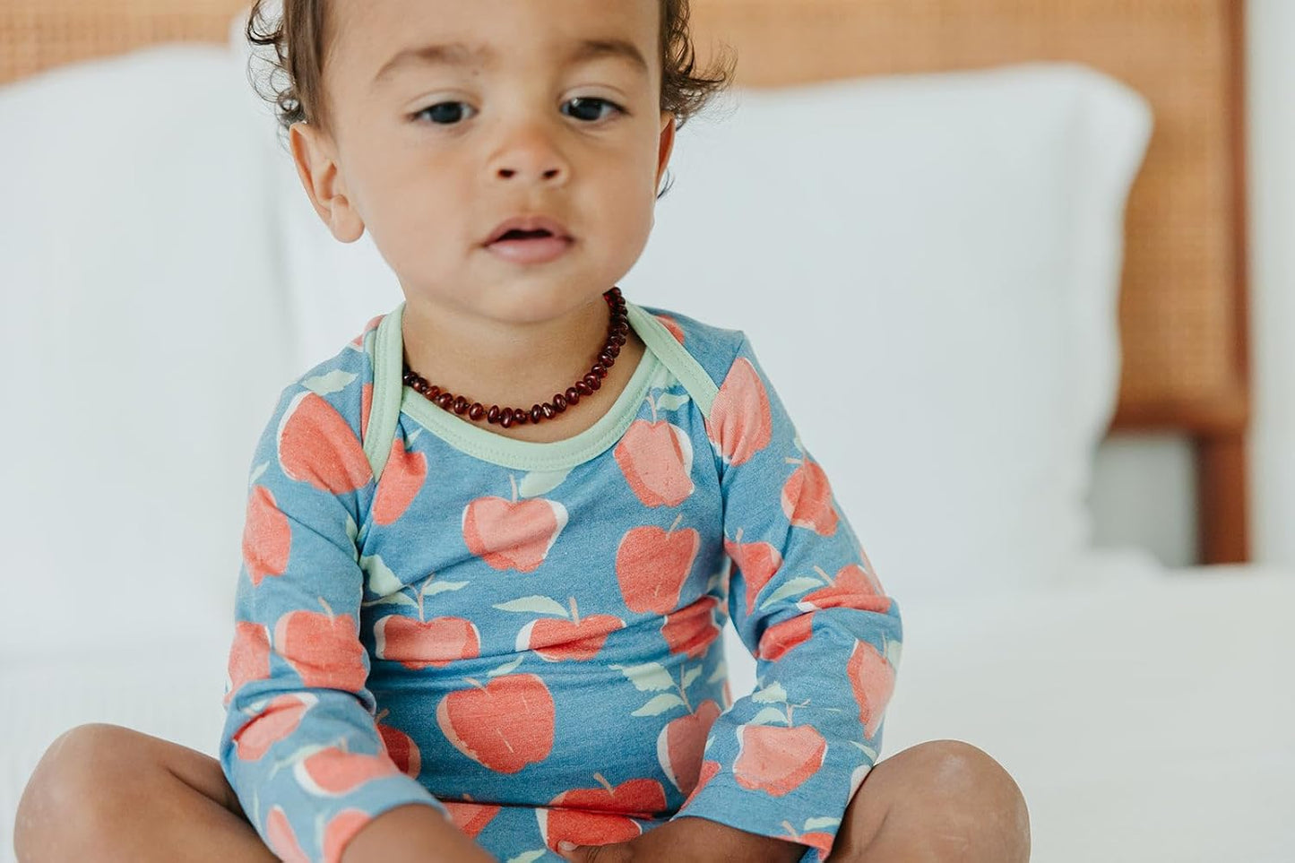 Copper Pearl Long Sleeve Bodysuit Baby: Ultra Soft Baby for Newborns, Boys, and Girls - Stylish, Comfortable, Overlap Shoulders, Premium Knit Fabric - 12-18 Months, Teacher