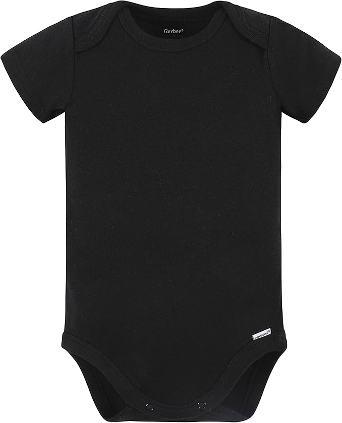 Gerber baby-boys 5 Pack Onesies Multi-packs Bundle Interlock 180 Gsm