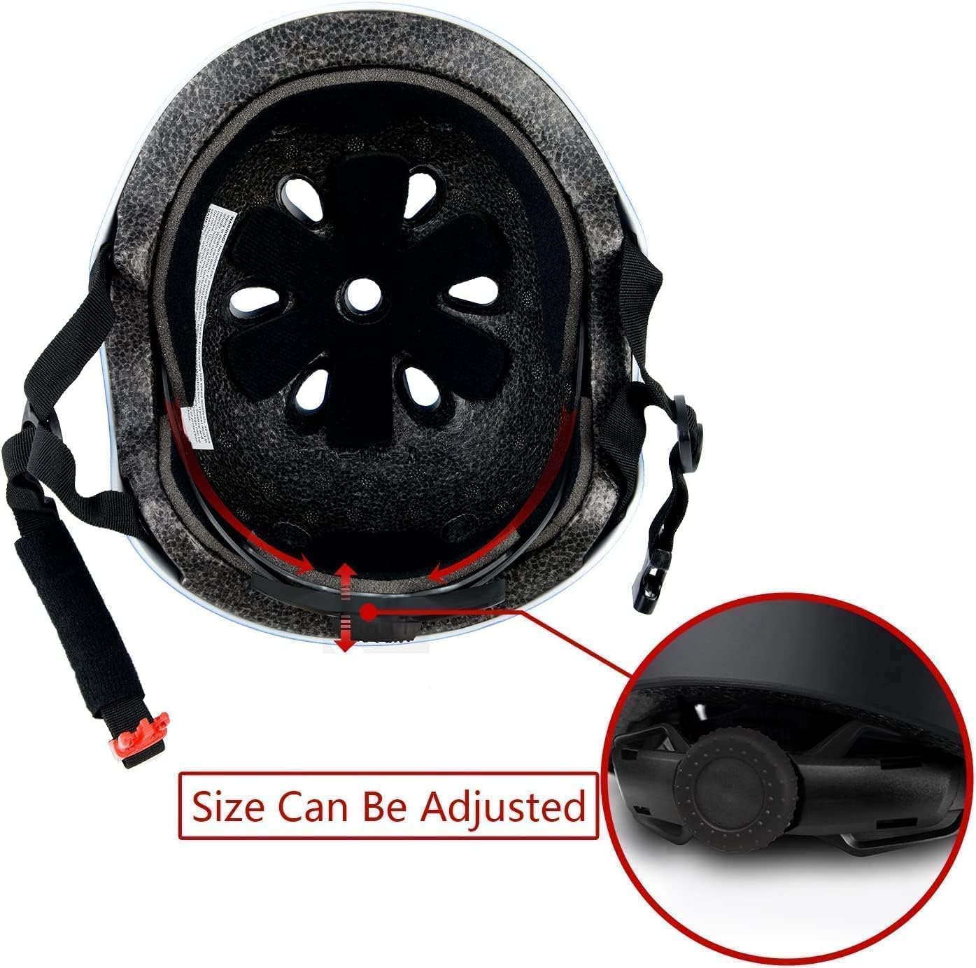 Adjustable Kids Helmet with Knee Pad, Elbow Pads & Wrist Guards - Toddler Bike Helmets for Ages 3-5, 5-8, 8-14 Years - Perfect for Skating, Biking, Cycling, and Skateboard - for Boys and Girls