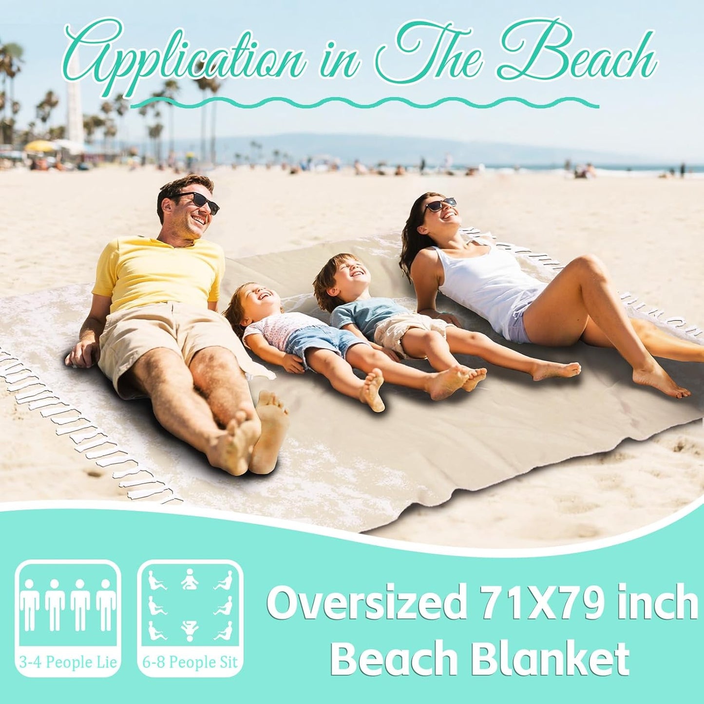 Oversized Turkish Beach Towel Blanket Cotton Giant XL Sandproof Towels Huge Linen XXL Extra Large Big Throw Quilt Blankets for Adults Beige Turtle