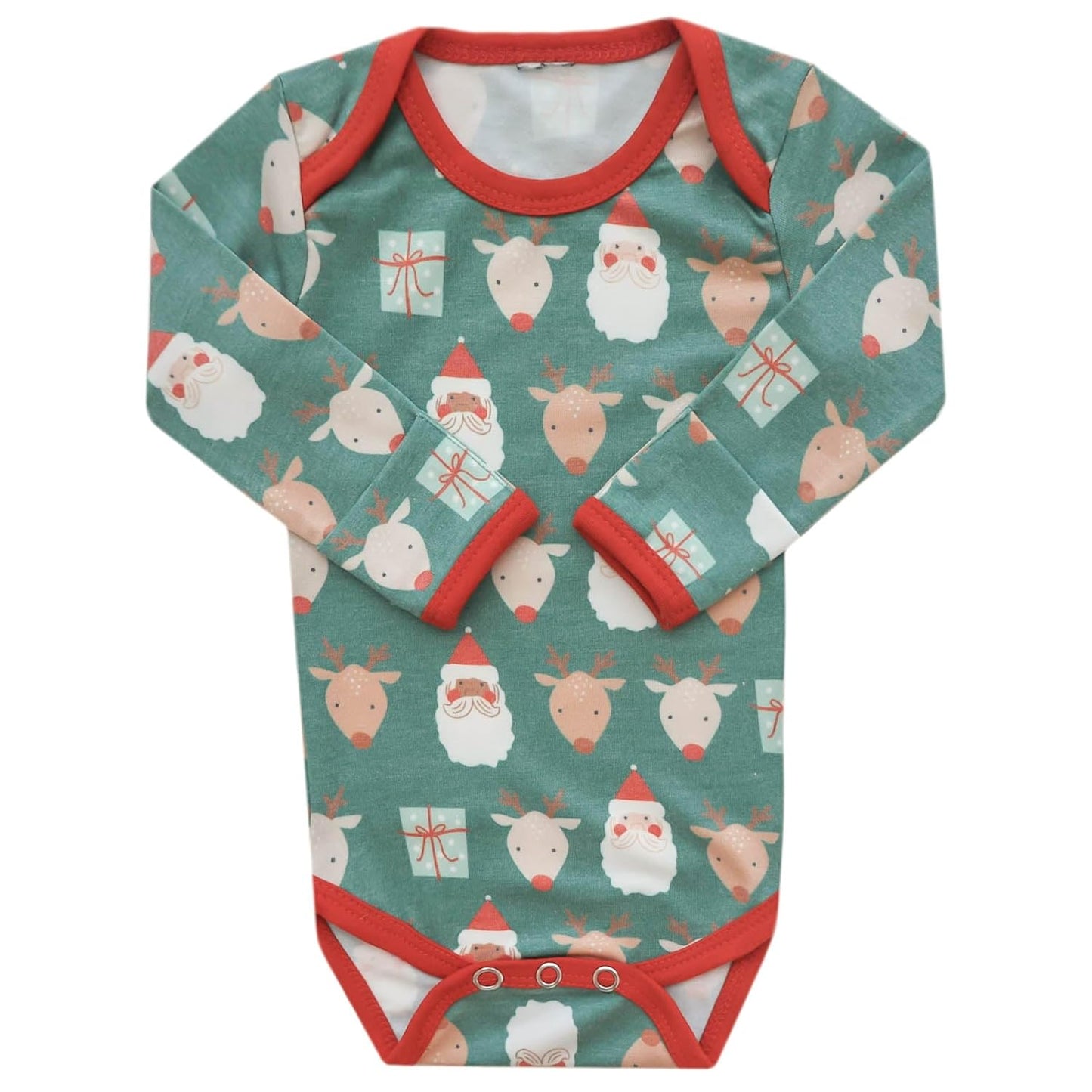 Copper Pearl Long Sleeve Bodysuit Baby: Ultra Soft Baby for Newborns, Boys, and Girls - Stylish, Comfortable, Overlap Shoulders, Premium Knit Fabric - 12-18 Months, Prancer