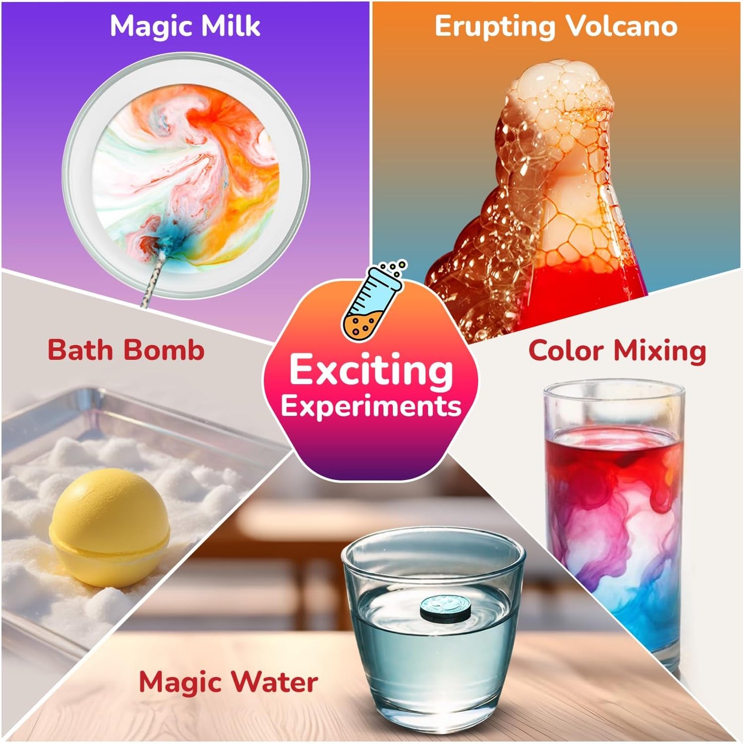 Smartivity My First Science Experiment Kit for Kids Ages 6,7,8,9,10,11,12 Years | 50+ Experiments I Birthday Gift for Kids I Educational Science Projects for Boys & Girls, STEM Toys for 6-12 Years