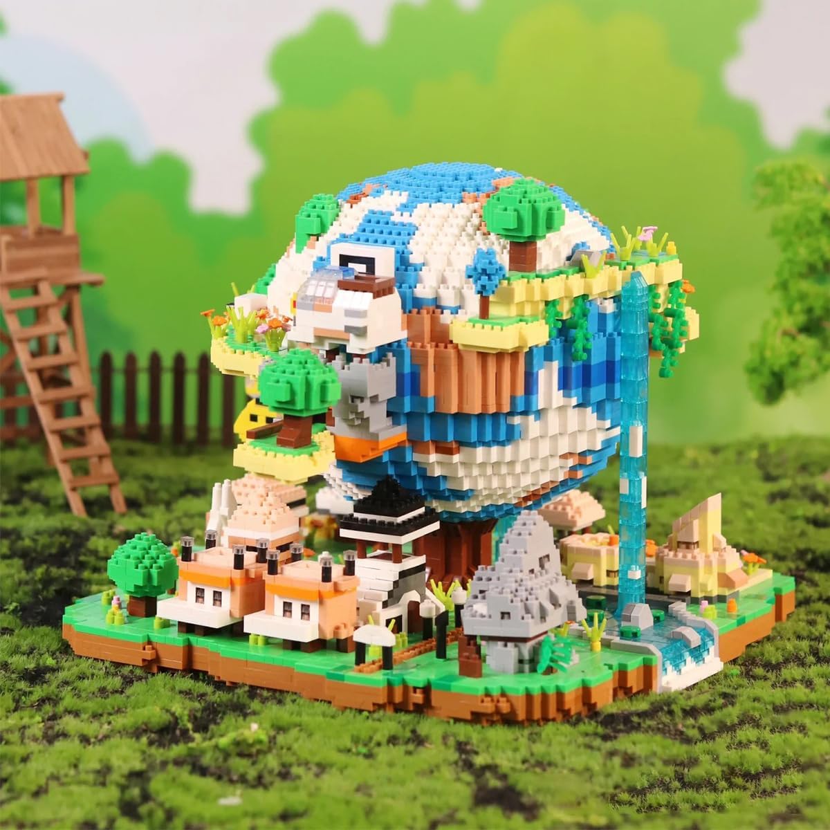 Architecture Global Village Micro Building Blocks Set（5452PCS） - Architectural Model Toys Gifts for Kid and Adult