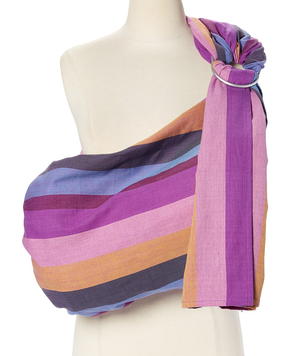 Hip Baby Wrap Ring Sling Baby Carrier for Infants and Toddlers - Beautiful, 100% Soft Cotton Baby Wraps Carrier for Babies 8-35 lbs - Perfect Baby Shower Gifts Moms and Dads - Nursing Cover (Spring)