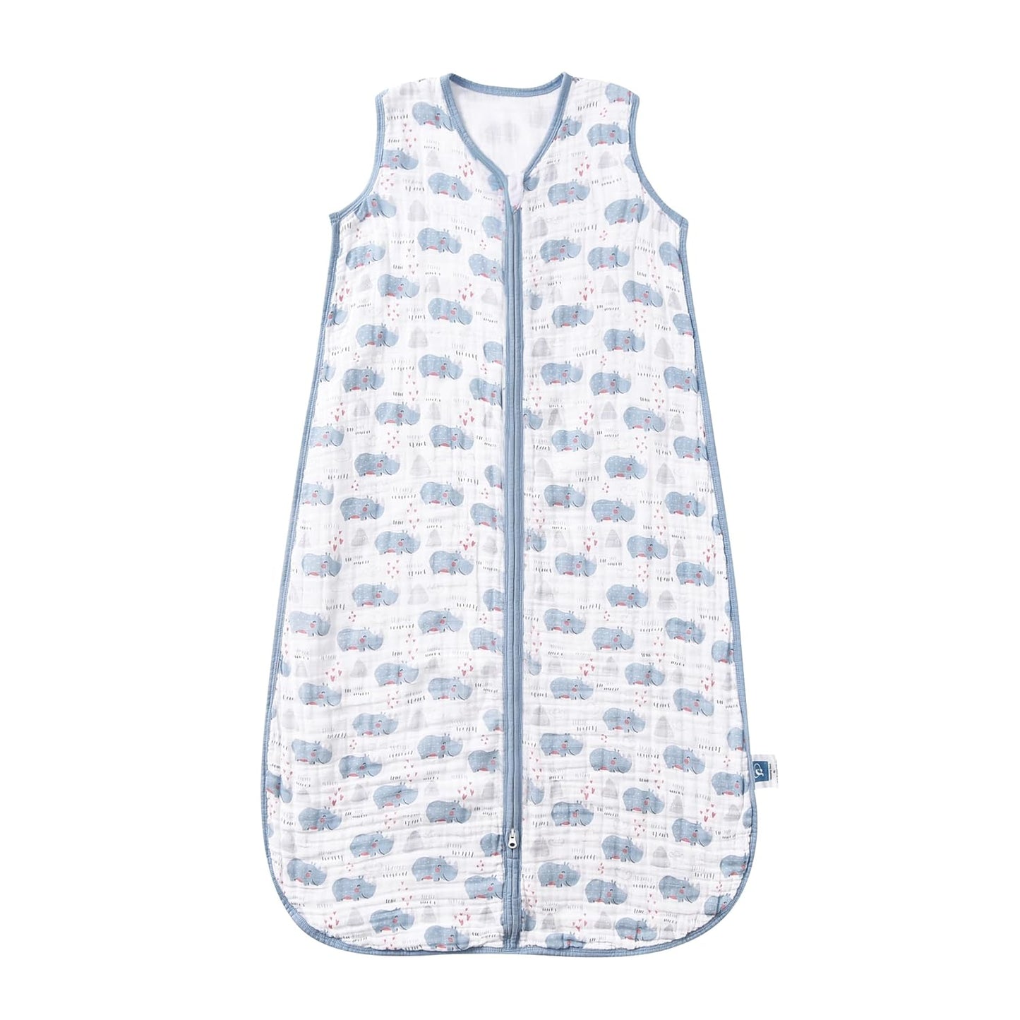 Baby Sleep Sack 0-6 Months Wearable Blanket for Babies 100% Organic Cotton 2-Way Zipper YKK 0.5 TOG Toddler Sleeping Sacks
