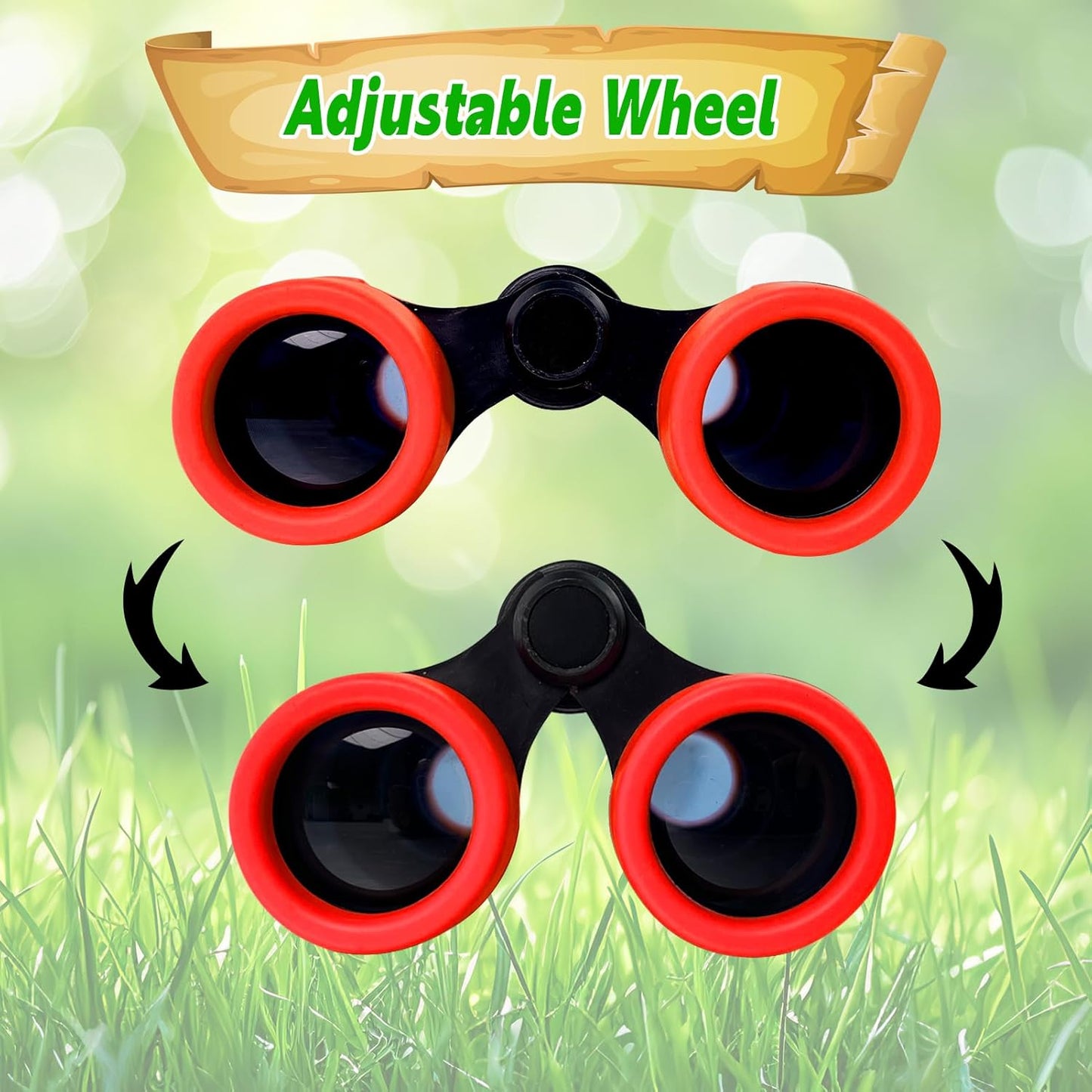 Kids Binoculars, Ages 3-12, Perfect for Bird Watching, Camping, Outdoor Exploration