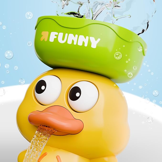 iPlay, iLearn Bath Toys for Toddlers 1-3, Baby Waterfall Bathtub Toy W/ Suction Cup, Kids Bath Tub Shower Playset, Infant Bathtime Fun Summer Pool Birthday Gift 18 24 Month, 2-4, 3-5 Year Old Girl Boy