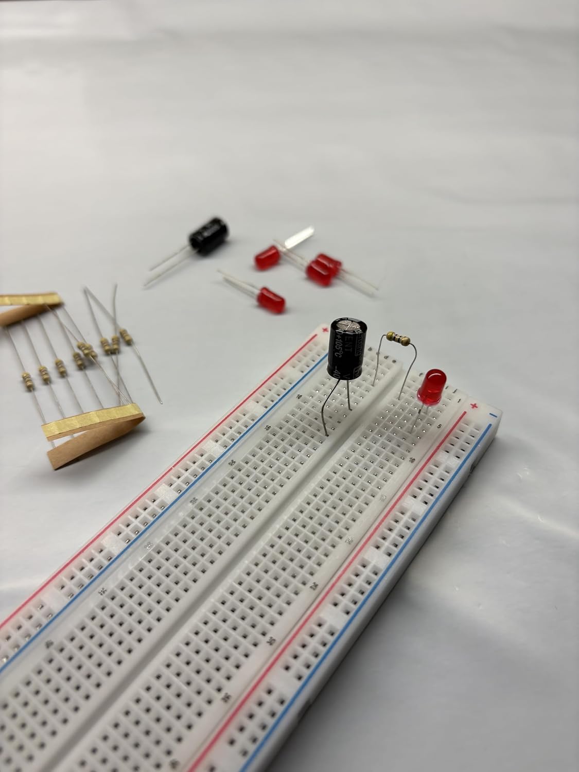 Make: Electronics Third Ed Kit 2 Economy - Beginner, Intermediate, & Advanced (Teen - Adult) Component Pack That Follows The Experiments in Make: Electronics 3rd Ed by Charles Platt