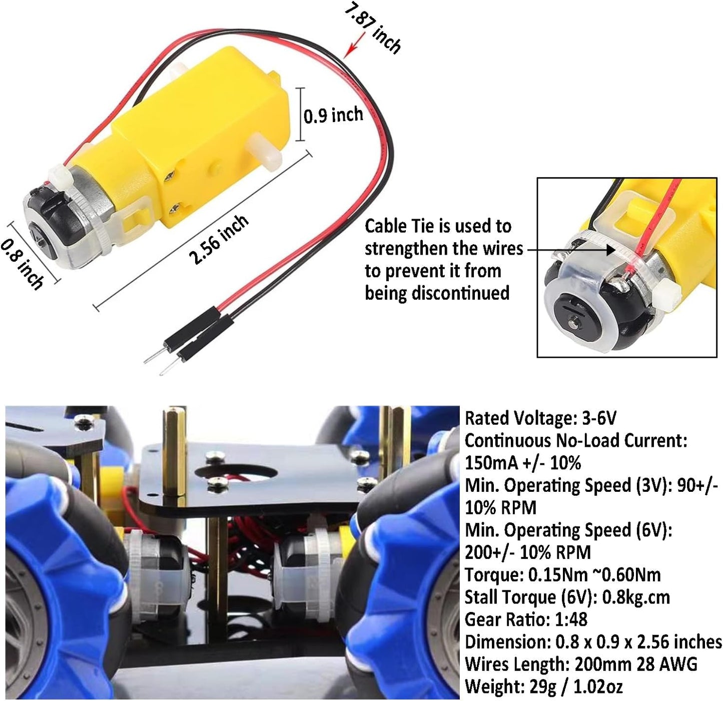 4WD Mecanum Wheel Smart Car Robot Chassis for Arduino R3 R4/ Leonardo/Raspberry Pi 5/4B/3B+/3B/2B/1B+ Projects with TT Motor, DIY Robot Building Base Kit for Teens & Adults
