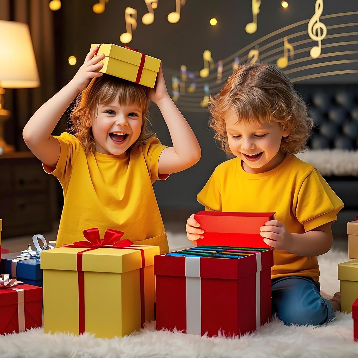 UPINS Harmonica,16 Holes Cartoon Musical Instrument,Beginners Harmonica for Musical Party for Music Class(12 Styles)