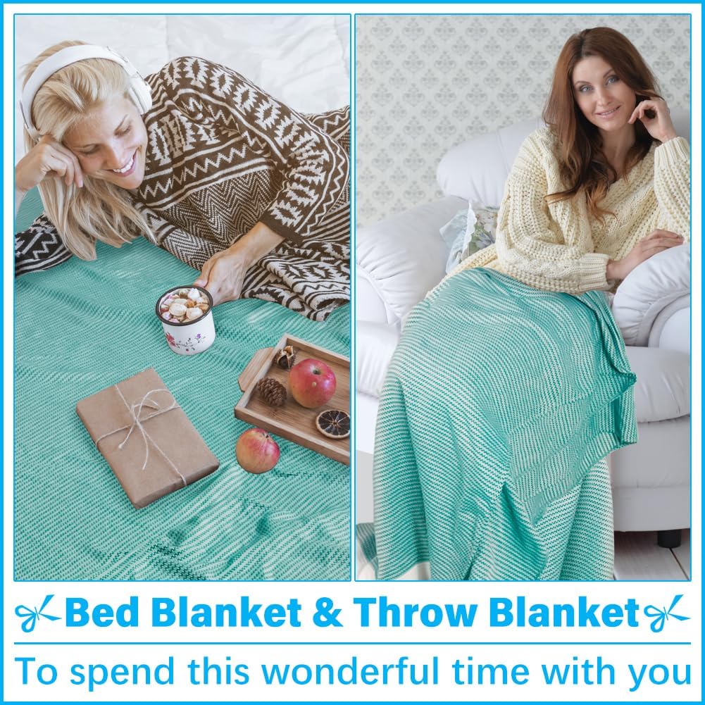 Oversized Turkish Beach Towel Blanket XXL Cotton Sandproof Towels Boho Woven Extra Large Big Sand Free Giant Throw Thick Blankets Huge Quilt XL Picnic Camping Necessities Cloud For Adult Gifts Teal