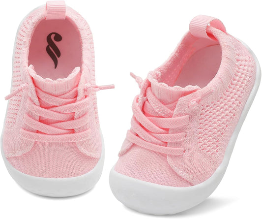 JIASUQI Baby Shoes for Toddler Boys Girls Sneakers Slip on Walking Shoes for Babies