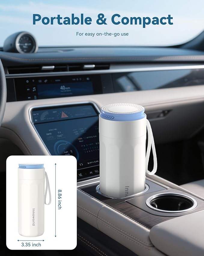 Portable Breastmilk Cooler for Outdoor, Breast Milk Cooler with 11oz Baby Bottle for Breastmilk Storage, 360° Stainless Steel Cooling Tube for 24 Hours Continuous Cooling, with Portable Carrier Bag