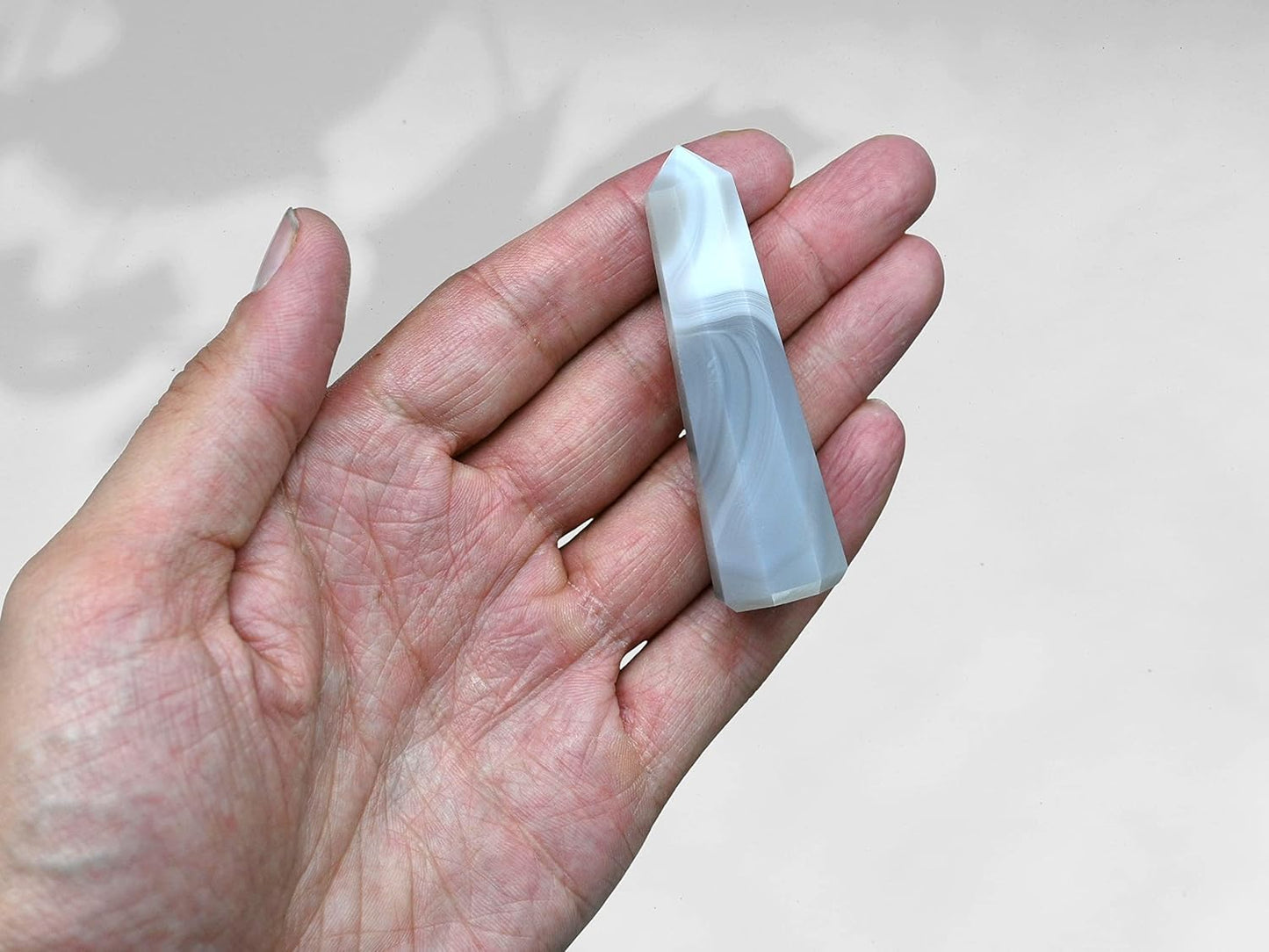 Amazing Gemstone Agate Crystal Towers ~ Natural Healing Crystal Point Obelisk for Reiki Healing and Crystal Grid (2 to 3 INCH)
