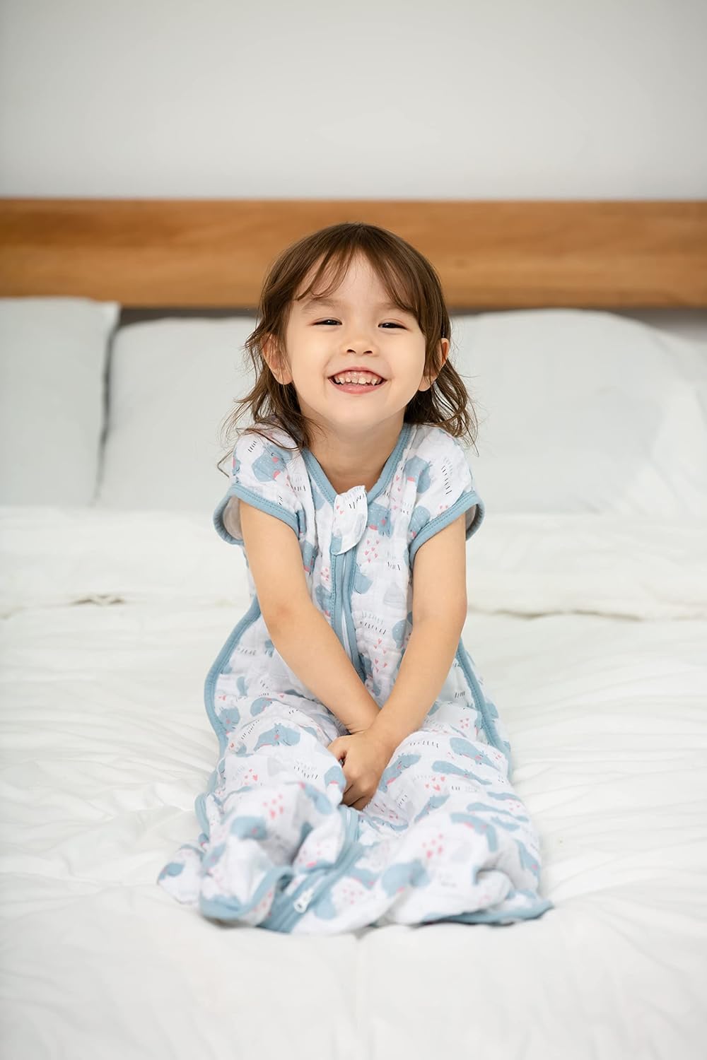 Baby Sleep Sack 2-4 T Boys & Girls Wearable Blanket 100% Organic Cotton 0.5 TOG Toddler Sleeping Sack 2- Way Zipper X-Large