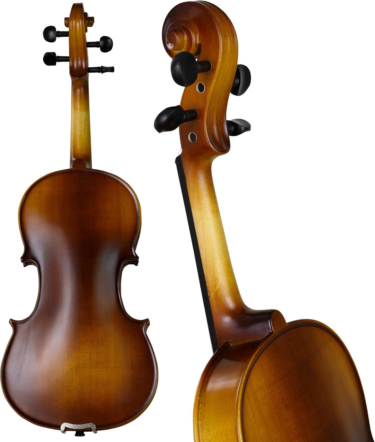 Bunnel Premier Violin Outfit 1/16 Size - Carrying Case and Accessories Included — Solid Maple Wood and Ebony Fittings By Kennedy Violins