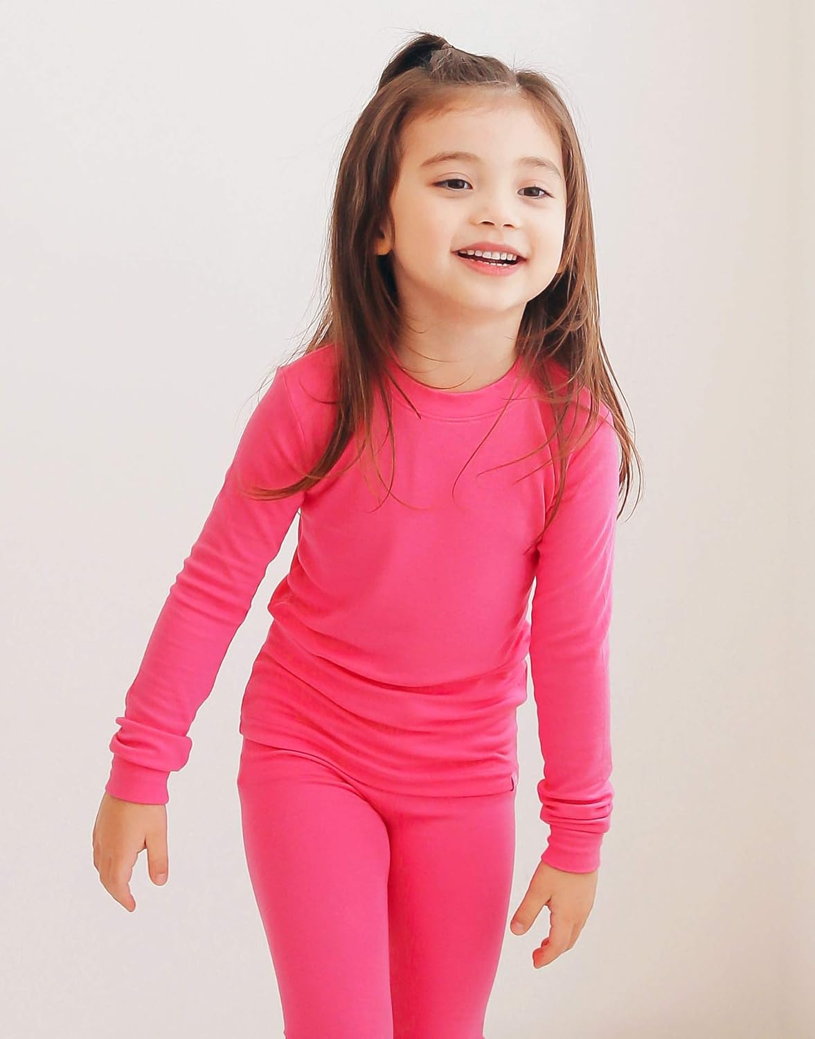 VAENAIT 6M-12Y Toddler Toddler Kids Toddler Girls Boys Soft Comfy Modal Tencel Solid Raglan Sleepwear Pajamas Pjs 2pcs Set