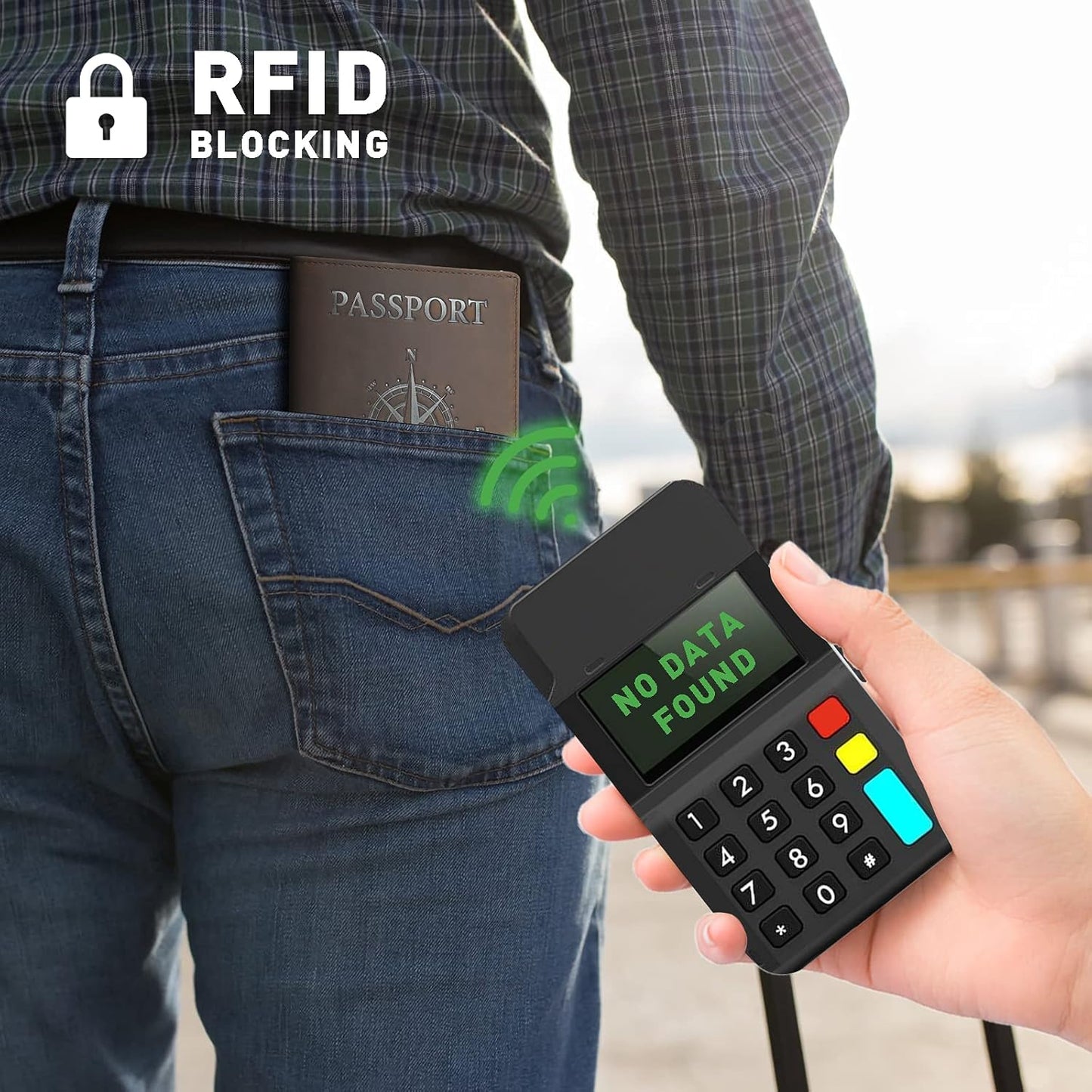 Polare Luxury RFID Blocking Leather Passport Holder Travel Wallet For Men and Women (Dark Brown Compass)