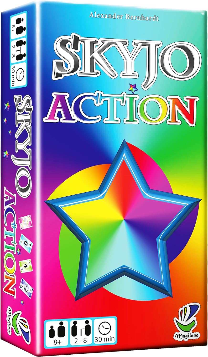 magilano SKYJO Action The New exciting Card Game for Kids and Adults.