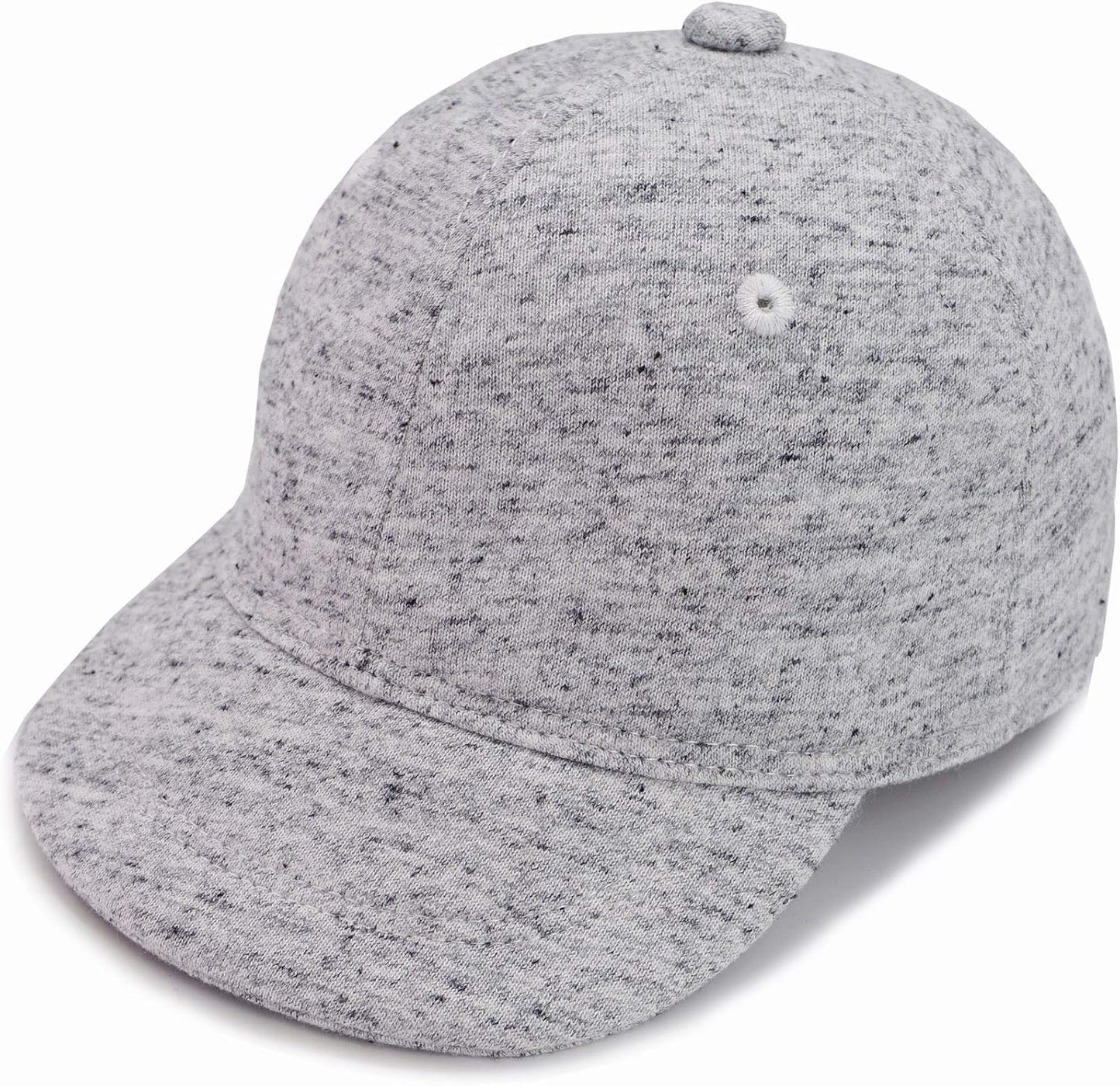 Keepersheep Baby Baseball Cap Infant Sun Hat, Cotton Knit with Soft Brim, Adjustable Soft Newborn Toddler Cap